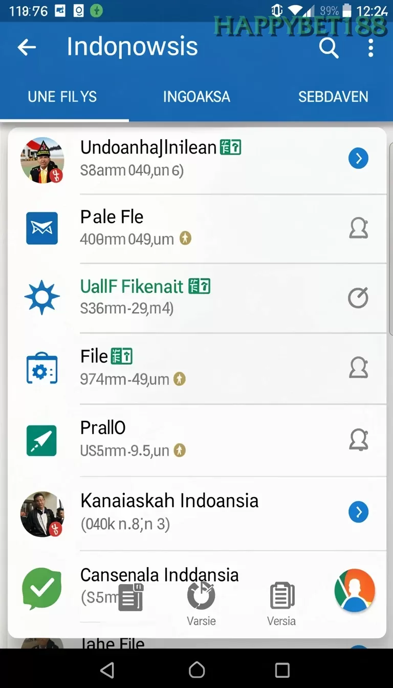 Cuplikan layar SUSTER4D — menu navigasi