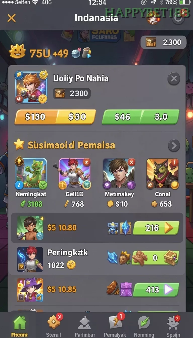 Cuplikan layar WDBOS — aktivitas