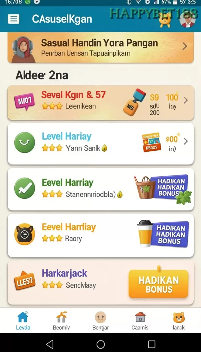 Cuplikan layar PP123 — aktivitas